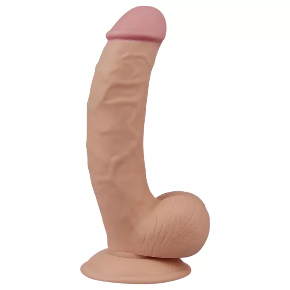 Lovetoy Ultra Soft - реалистично дилдо - гъвкаво, 21,5см, телесен цвят