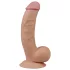 Lovetoy Ultra Soft - реалистично дилдо - гъвкаво, 21,5см, телесен цвят