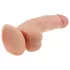 Lovetoy Ultra Soft - реалистично дилдо - гъвкаво, 21,5см, телесен цвят