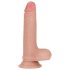 Lovetoy Nature Cock - Двуслоен реалистичен дилдо - 18cm (естествен цвят)