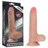 Lovetoy Nature Cock - Двуслоен реалистичен дилдо - 18cm (естествен цвят)