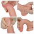 Lovetoy Nature Cock - Двуслоен реалистичен дилдо - 18cm (естествен цвят)