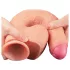Lovetoy Nature Cock - реалистично дилдо с двойна плътност - 28 см - телесен