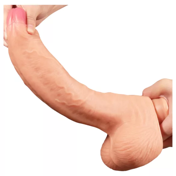 Lovetoy Nature Cock - реалистично дилдо с двойна плътност - 28 см - телесен