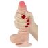 Lovetoy Pлъзгащa кожа - двуслоен - 18см (естествен)