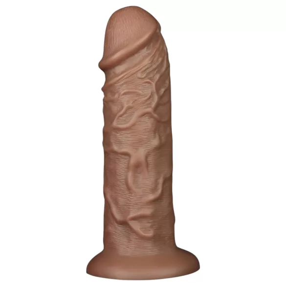 Lovetoy Chubby - реалистично дилдо с вендуза - 25 см - телесен цвят