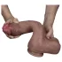 Lovetoy Nature Cock - реалистично дилдо с две текстури - 26см - телесен
