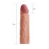 Lovetoy Pleasure X-tender - пенис ръкав - 19 см (естествен)