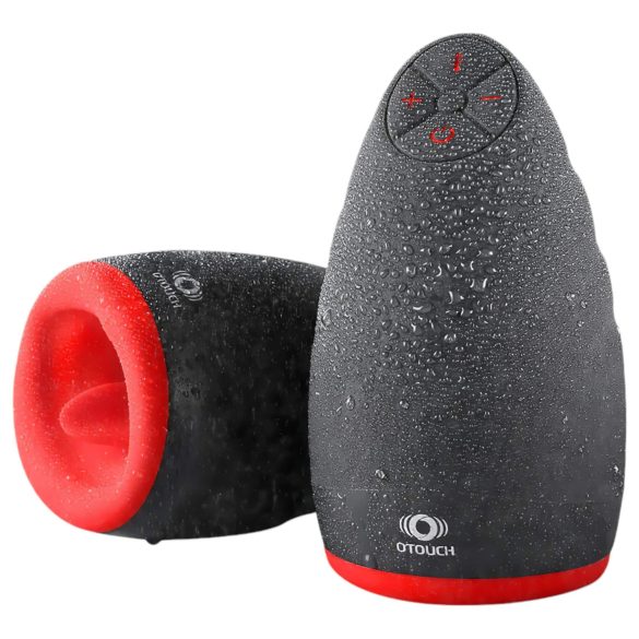 OTOUCH Chiven 2 - вибриращ мастурбатор уста - акумулаторен - черен