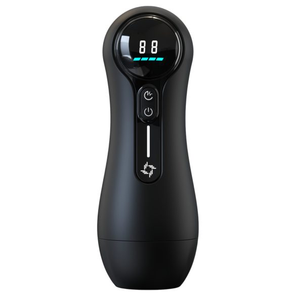 Leopard - черен всмукващ мастурбатор