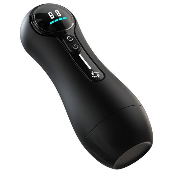 Leopard - черен всмукващ мастурбатор