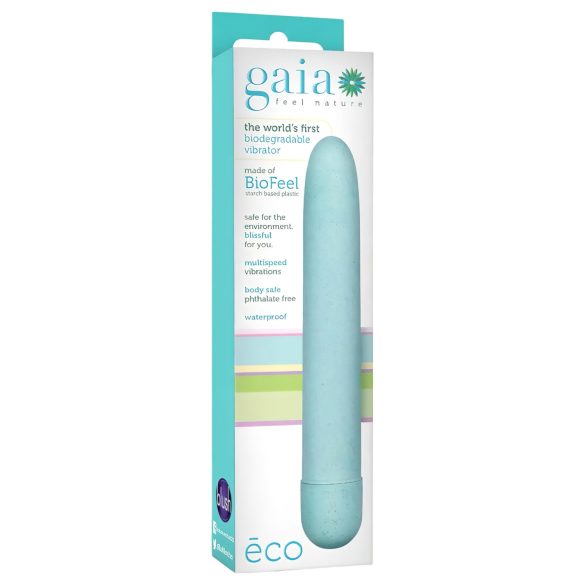 Gaia Eco L - екосъобразен вибратор (син) - голям