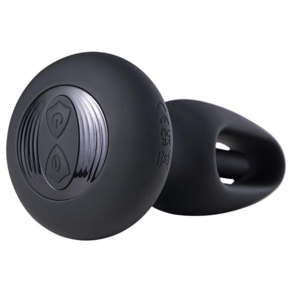 Honey Play Box Snuggy - анален вибратор с езиче - черен