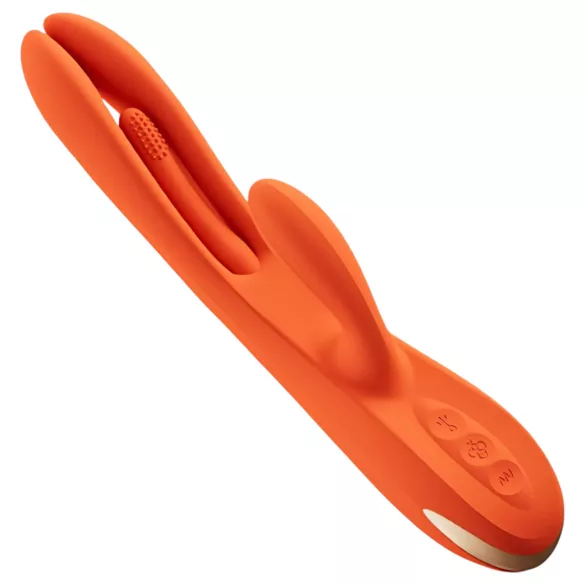 Honey Play Box Terri - вибратор за клитор с езиче - оранжев, смарт функция