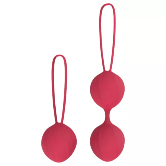 Cotoxo Cherry - вагинални топчета гейша комплект 2 части - червен