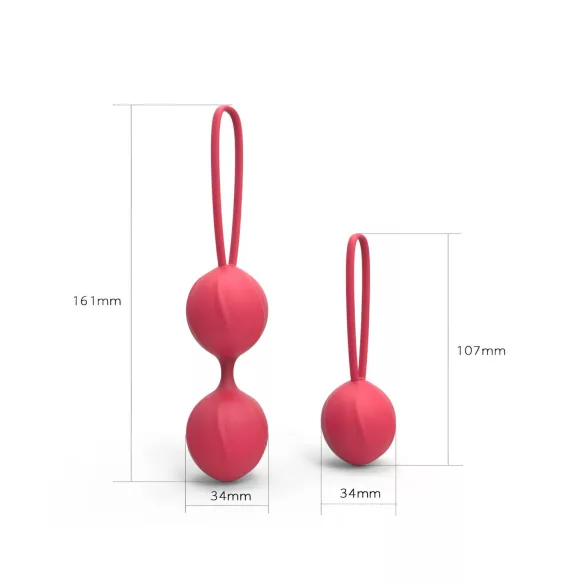 Cotoxo Cherry - вагинални топчета гейша комплект 2 части - червен