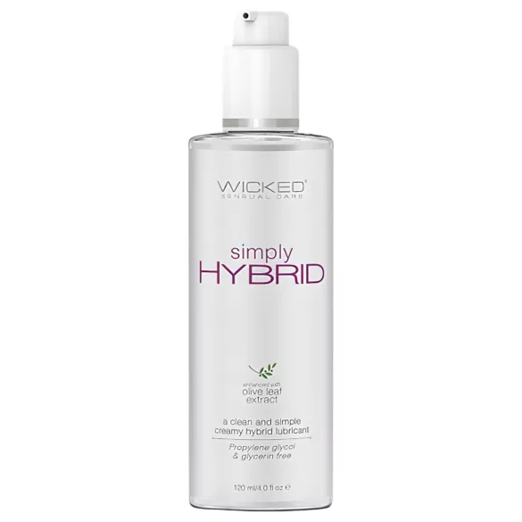 Wicked Simply Hybrid - лубрикант на водна и силиконова основа - 120 мл