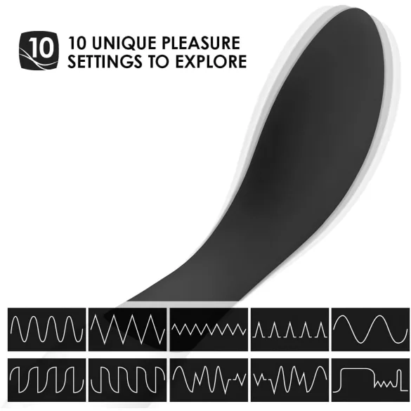 LELO Mona Wave - вибратор за G-точка - водоустойчив - черен