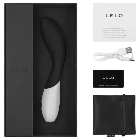 LELO Mona Wave - вибратор за G-точка - водоустойчив - черен