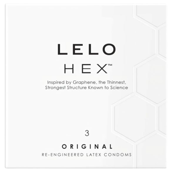 ЛЕЛО Hex Original - луксозен презерватив (3 бр.)