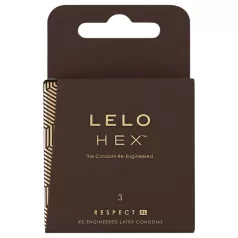   LELO Hex Respect XL - презервативи голям размер - 3 броя