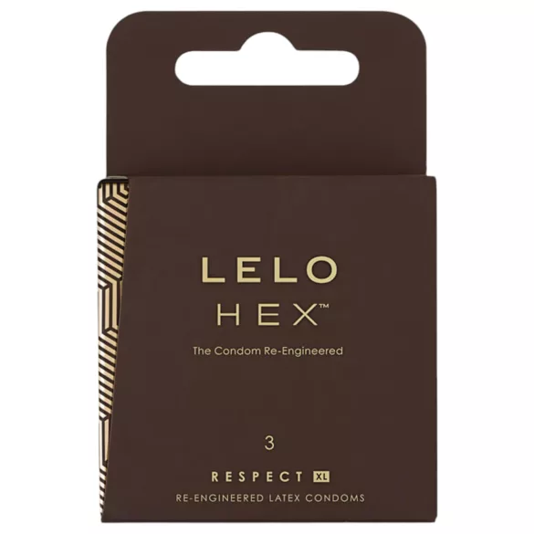 LELO Hex Respect XL - презервативи голям размер - 3 броя