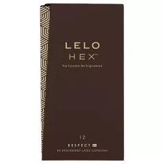   LELO Hex Respect XL - презервативи XL - луксозни - 12 броя