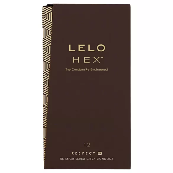 LELO Hex Respect XL - презервативи XL - луксозни - 12 броя