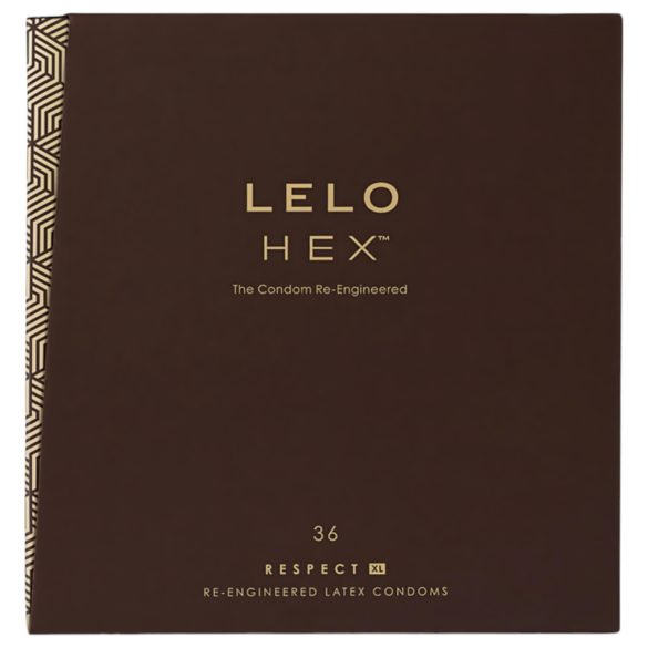 LELO Hex Respect XL - луксозен презерватив (36 бр.)