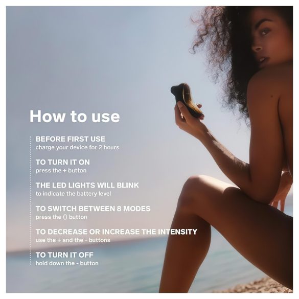 LELO Sona - вибратор за клитор с вълни - череша