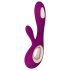 LELO Soraya Wave - акумулаторен, въртящ се вибратор с клитор стимулатор (лилав)