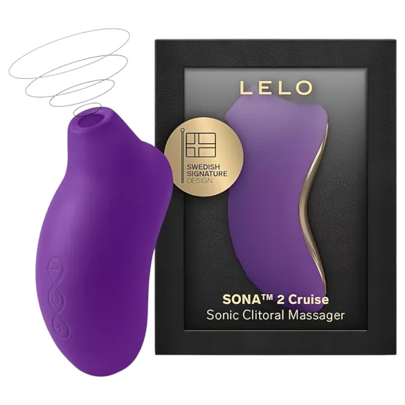 LELO Sona 2 Cruise - вакуумен стимулатор за клитор - лилав