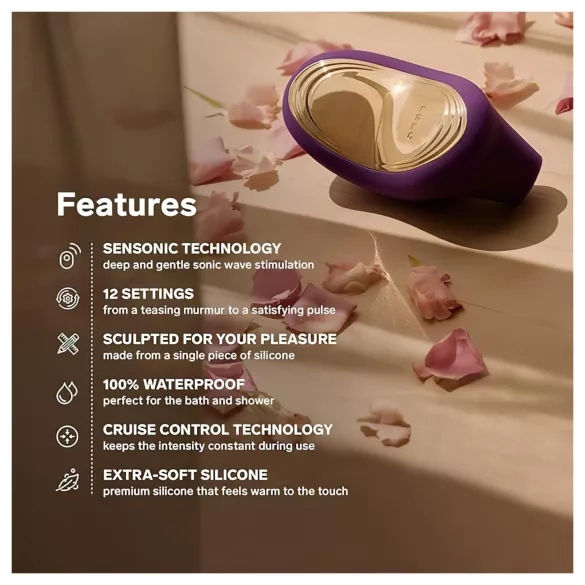 LELO Sona 2 Cruise - вакуумен стимулатор за клитор - лилав
