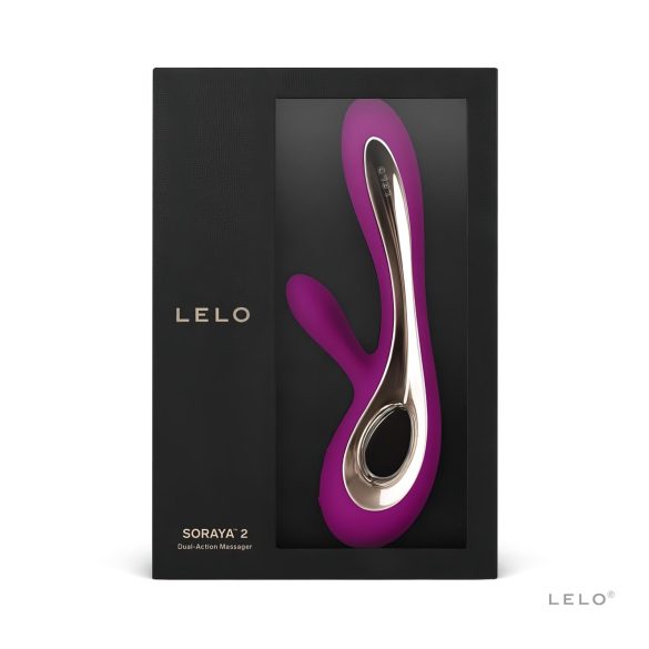 LELO Soraya 2 - водоустойчив вибратор с клитор стимулатор (лилав)