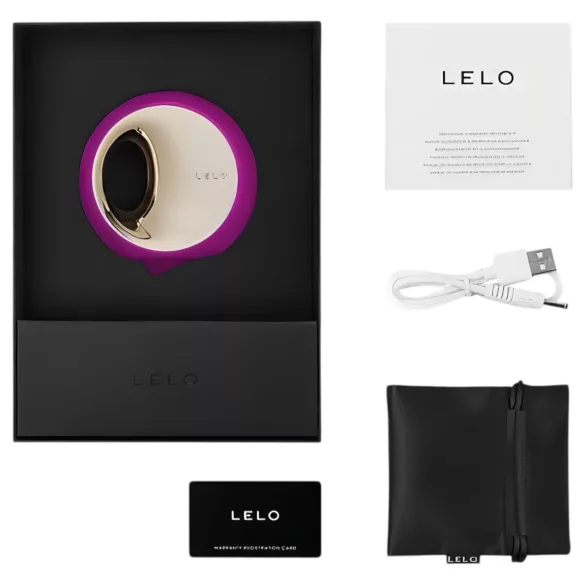 LELO Ora 3 - орален симулатор и вибратор за клитор - лилав