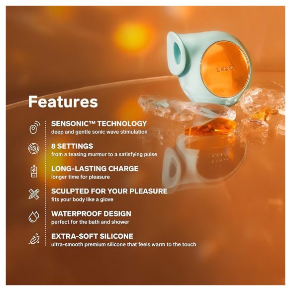 LELO Sila - клиторален вибратор с вълни - водоустойчив - лилав