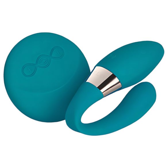 LELO Tiani Duo - силиконов вибратор за двойки (син)