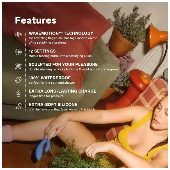 LELO Ina Wave 2 - вибратор с акумулатор - водоустойчив - лилав