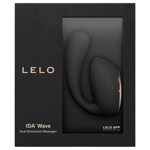 LELO Ida Wave - интелигентен акумулаторен въртящ вибратор (черен)