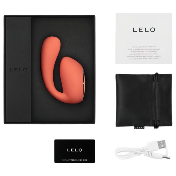LELO Ida Wave - вибратор с въртяща и вибрираща функция - акумулаторен, корал