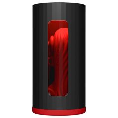   LELO F1s V3 - интерактивен мастурбатор - червен