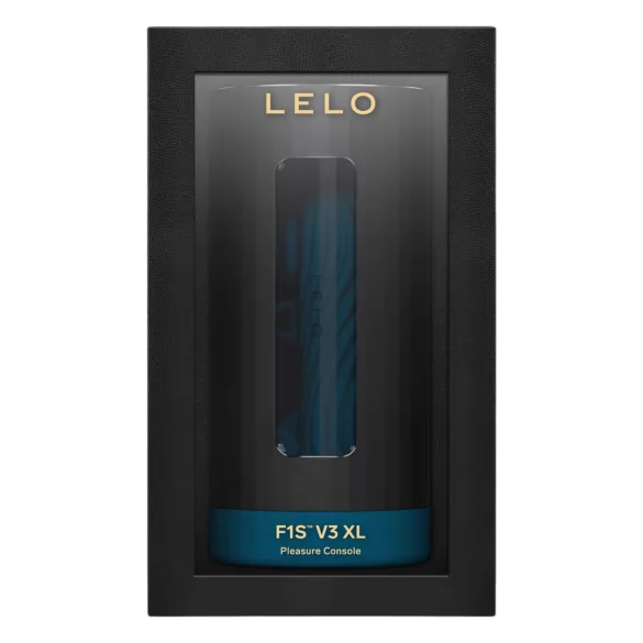LELO F1s V3 XL - мъжки мастурбатор - интерактивен - черно/син