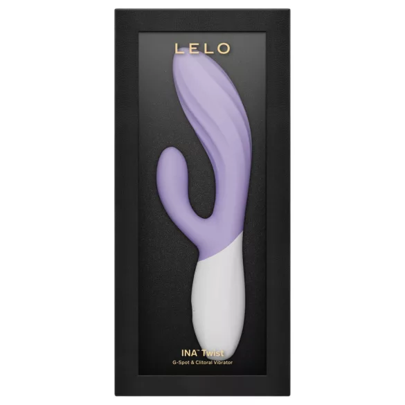 LELO INA Twist - вибратор за G-точката с клиторално рамо (лилав)