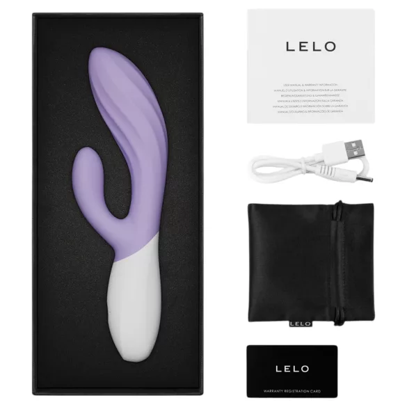 LELO INA Twist - вибратор за G-точката с клиторално рамо (лилав)