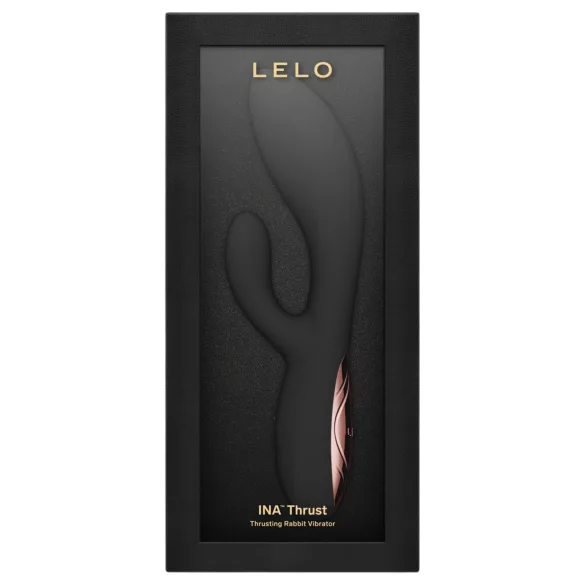 LELO - INA Thrust тласкащ вибратор тип заек (черен)