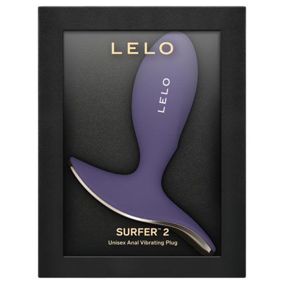LELO Surfer - интелигентен вибриращ анален плъг (лилав)