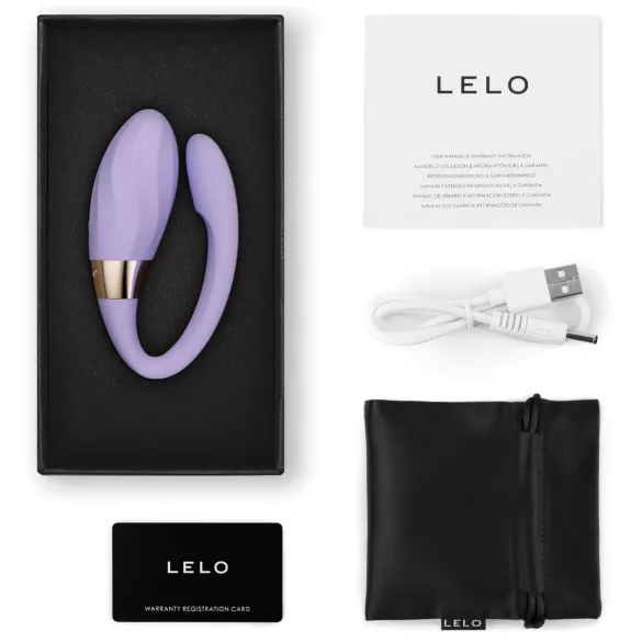 LELO Tiani Twist - умен вибратор за двойки (лилав)