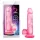 B Yours Sweet N Hard 4 - дилдо с тестиси - 18 см - розов