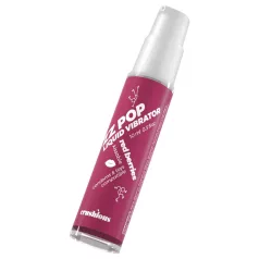   Crushious ZZ POP - ядлив течен вибратор с вкус на червени горски плодове (10 ml)