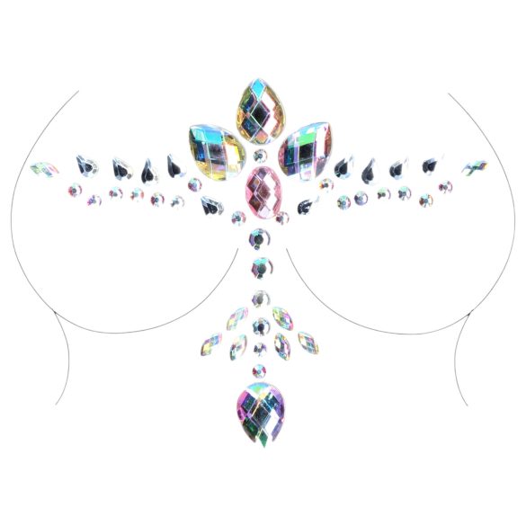 Le Désir - блестяща деколте стикер (дъга)